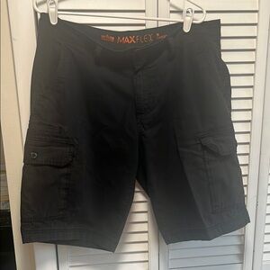 Urban Pupline Black Cargo Shorts for Men